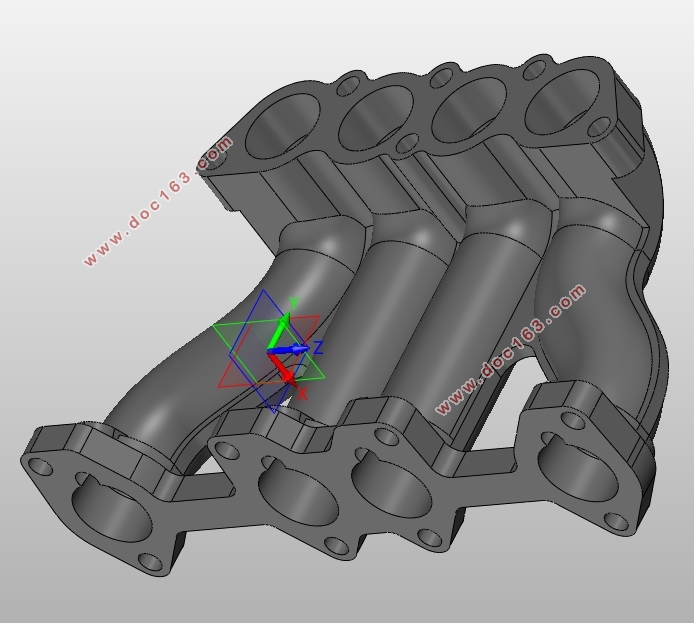 汽车进气歧管下壳模具结构设计及其成型过程CAE分析(含CAD图,SolidWorks三维图)