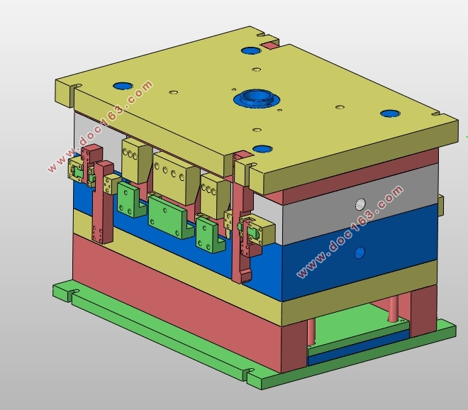 汽车进气歧管下壳模具结构设计及其成型过程CAE分析(含CAD图,SolidWorks三维图)