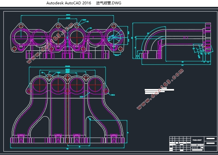 汽车进气歧管下壳模具结构设计及其成型过程CAE分析(含CAD图,SolidWorks三维图)