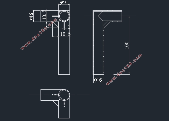 连接支杆注射成型工艺与模具的设计(含CAD零件图装配图)