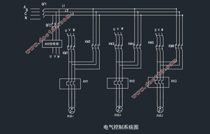 变压器风冷控制系统设计(附CAD电气控制系统图,PLC梯形图)