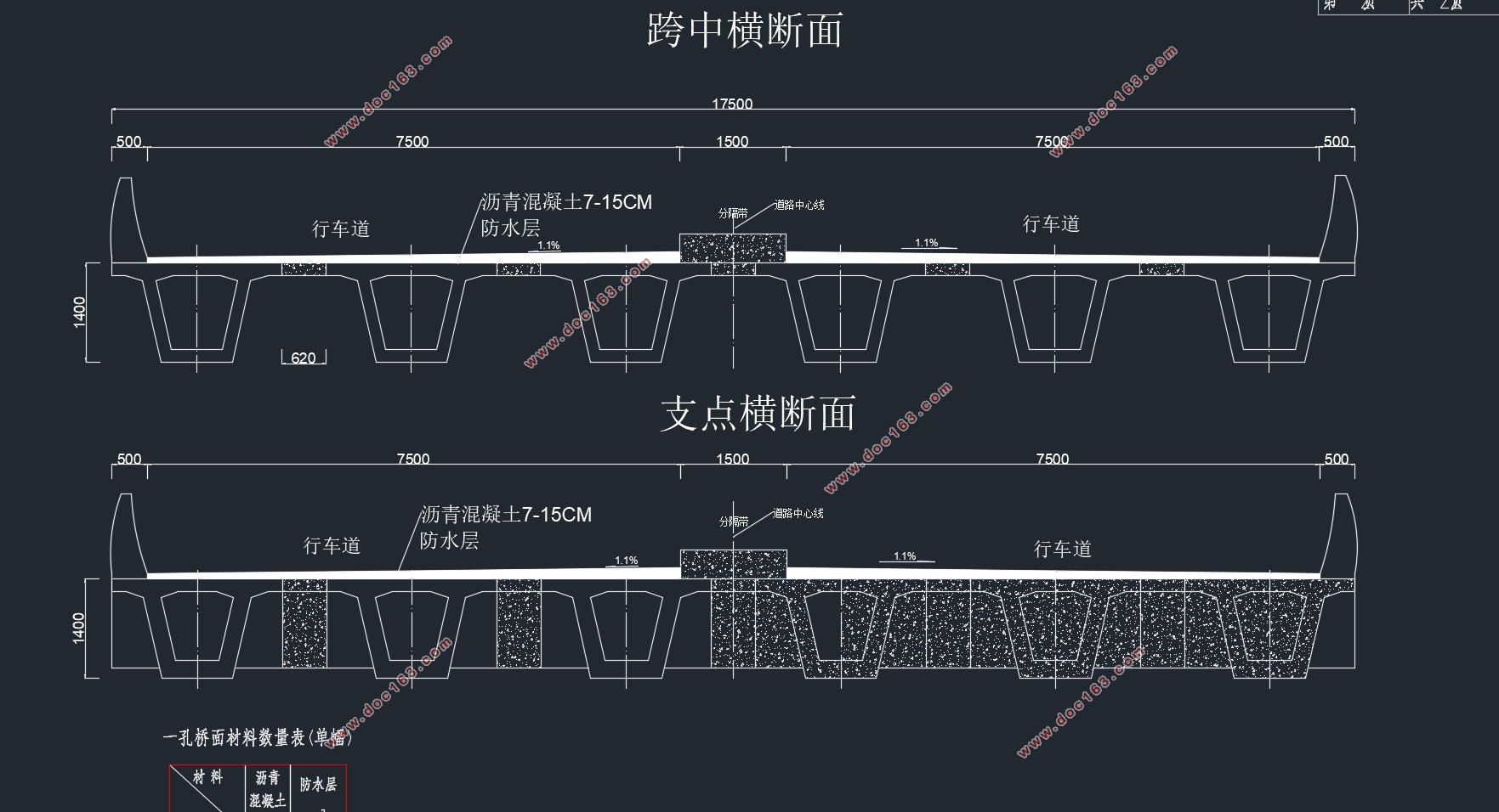 贵黄高速公路小箱梁桥设计(含CAD图)