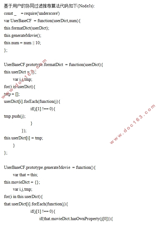 基于协同过滤推荐算法的影单管理系统的设计(Bootstrap,nodejs+Express+MySQL)