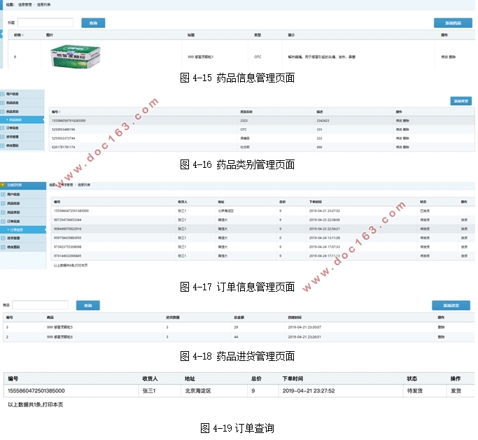 医药管理系统的设计与实现(SSM框架,MySQL)