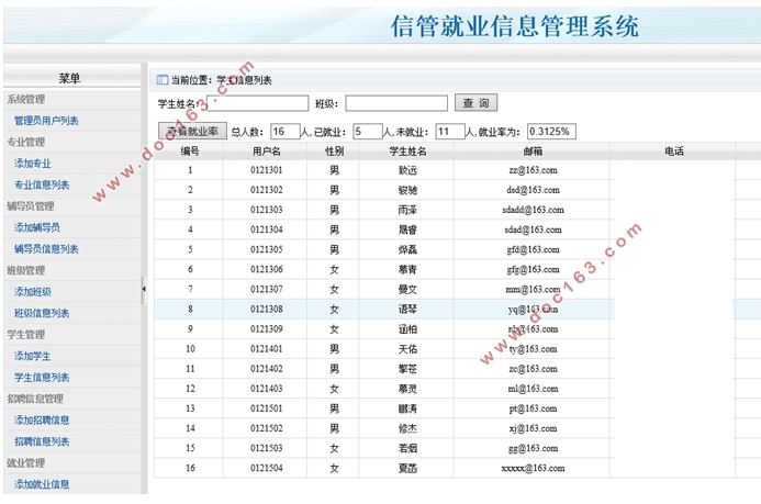 ŹרҵҵϢϵͳ(ASP.NET,SQL)