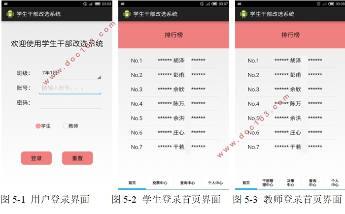 基于安卓Android的学生干部选举系统APP的设计(Eclipse IDE)
