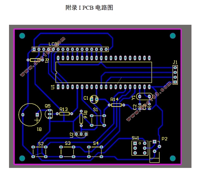 ڵƬAT89C51¶ȼϵͳ(·ͼ,PCBͼ,Ԫ嵥)