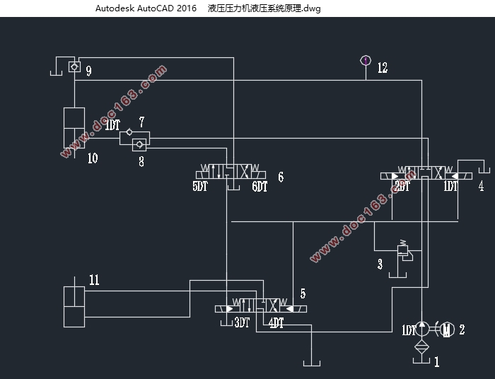 PLC1200Һѹʽѹϵͳ(CADͼ)