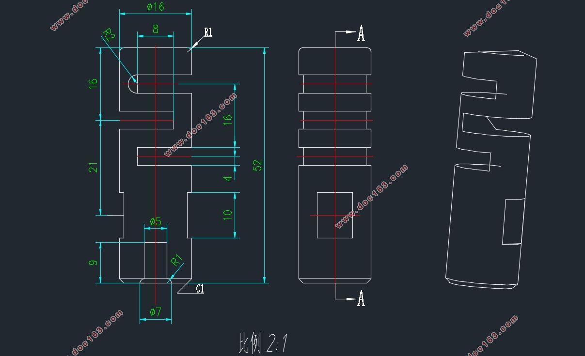 628184-4支架注塑模具设计(含CAD零件图装配图)