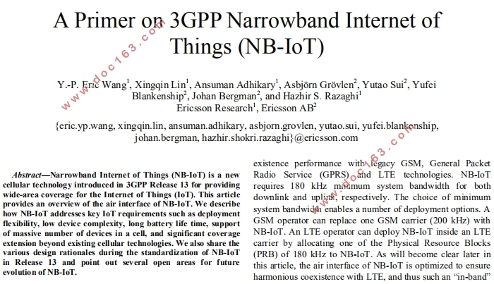 3GPP խNB-IoTָ