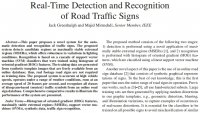 道路交通标志的实时检测与识别