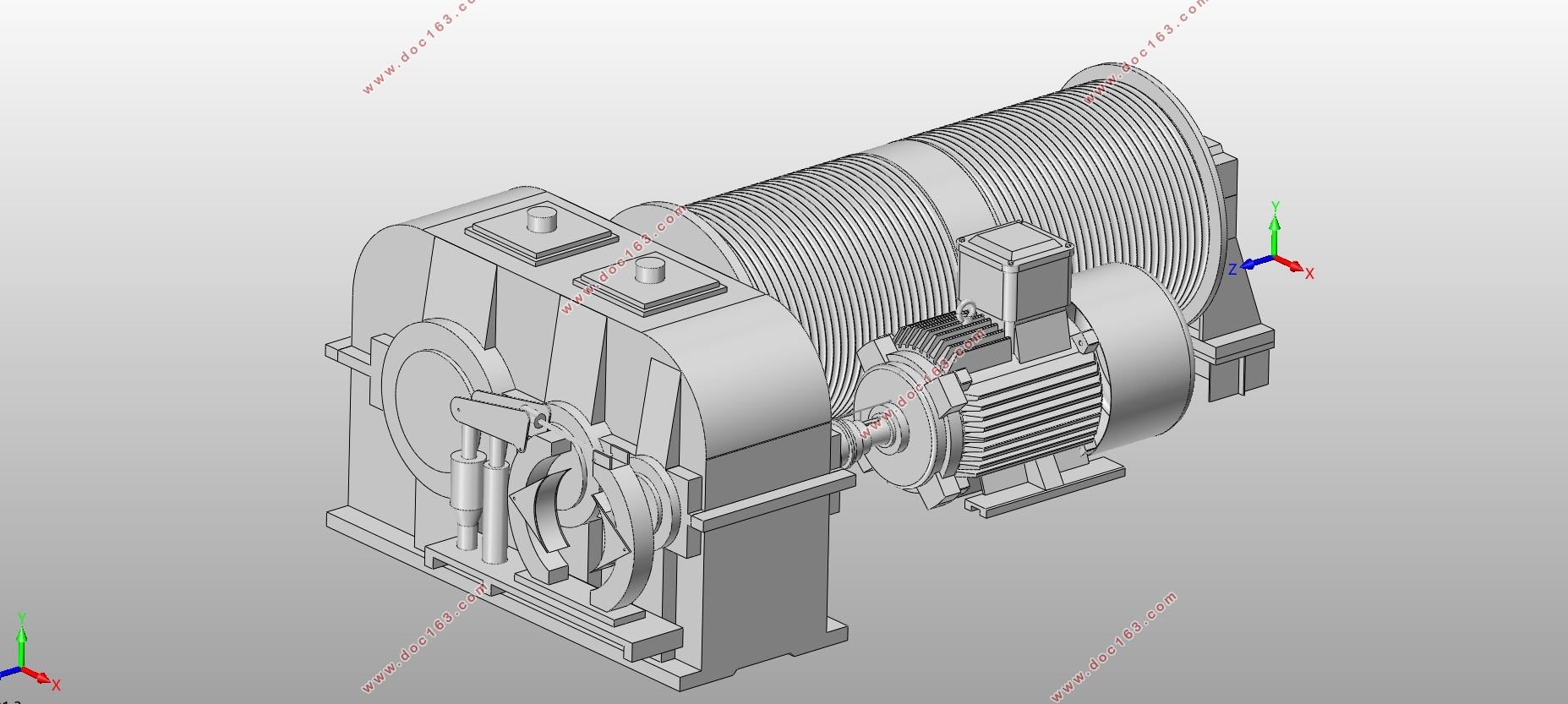 岸桥总体设计及起升机构设计研究(含CAD图,SolidWorks三维图)