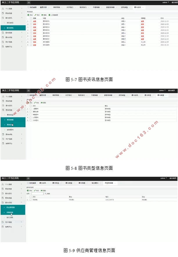 网上二手书店(图书)系统的设计与实现(SSM,MySQL)
