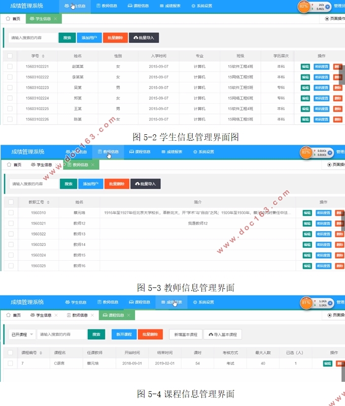基于Java的学生成绩管理系统的设计(Idea,SSM,MySQL)