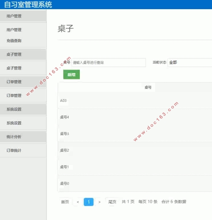 基于SringBoot的自习室管理系统的设计与实现(MySQL)