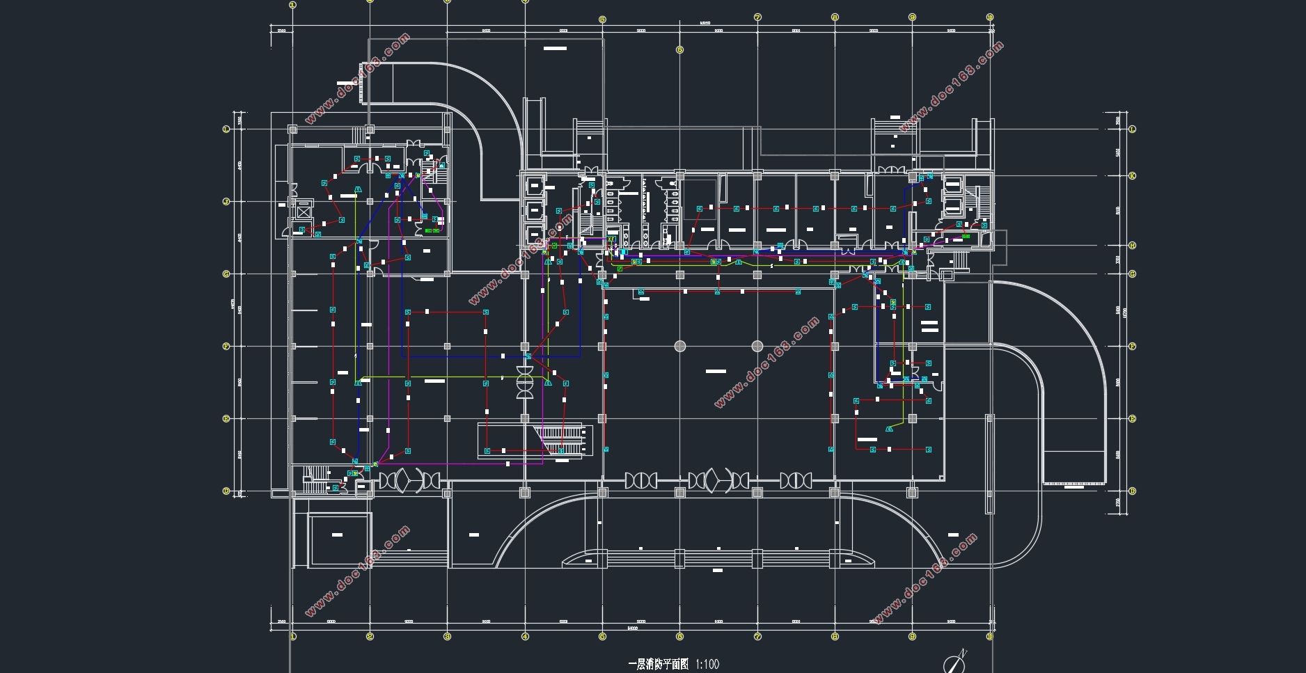 中心大厦建筑智能化设计(含CAD图)