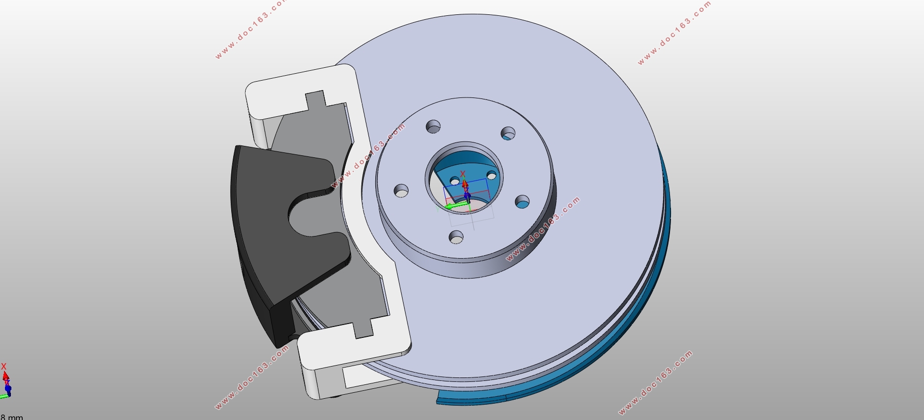 本田CRV车制动系统设计(含CAD零件图装配图,SolidWorks三维图)