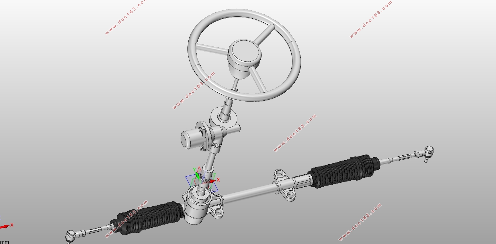 小型电动代步车转向系统设计(含CAD零件图装配图,SolidWorks三维图)