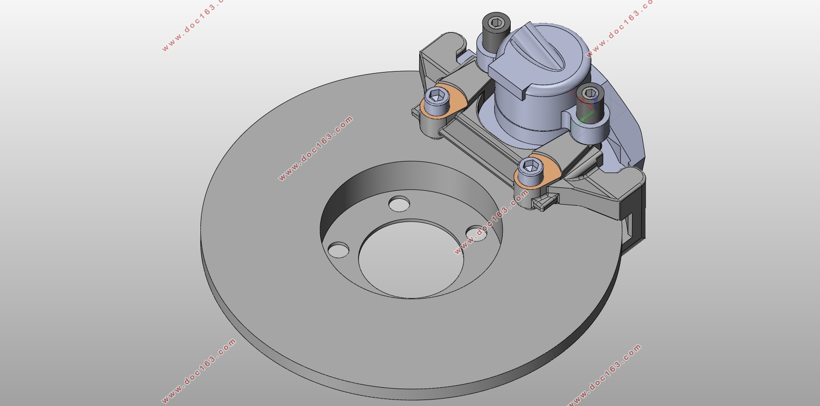 纯电动汽车制动系统设计(含CAD零件装配图,SolidWorks三维图)(英文版)