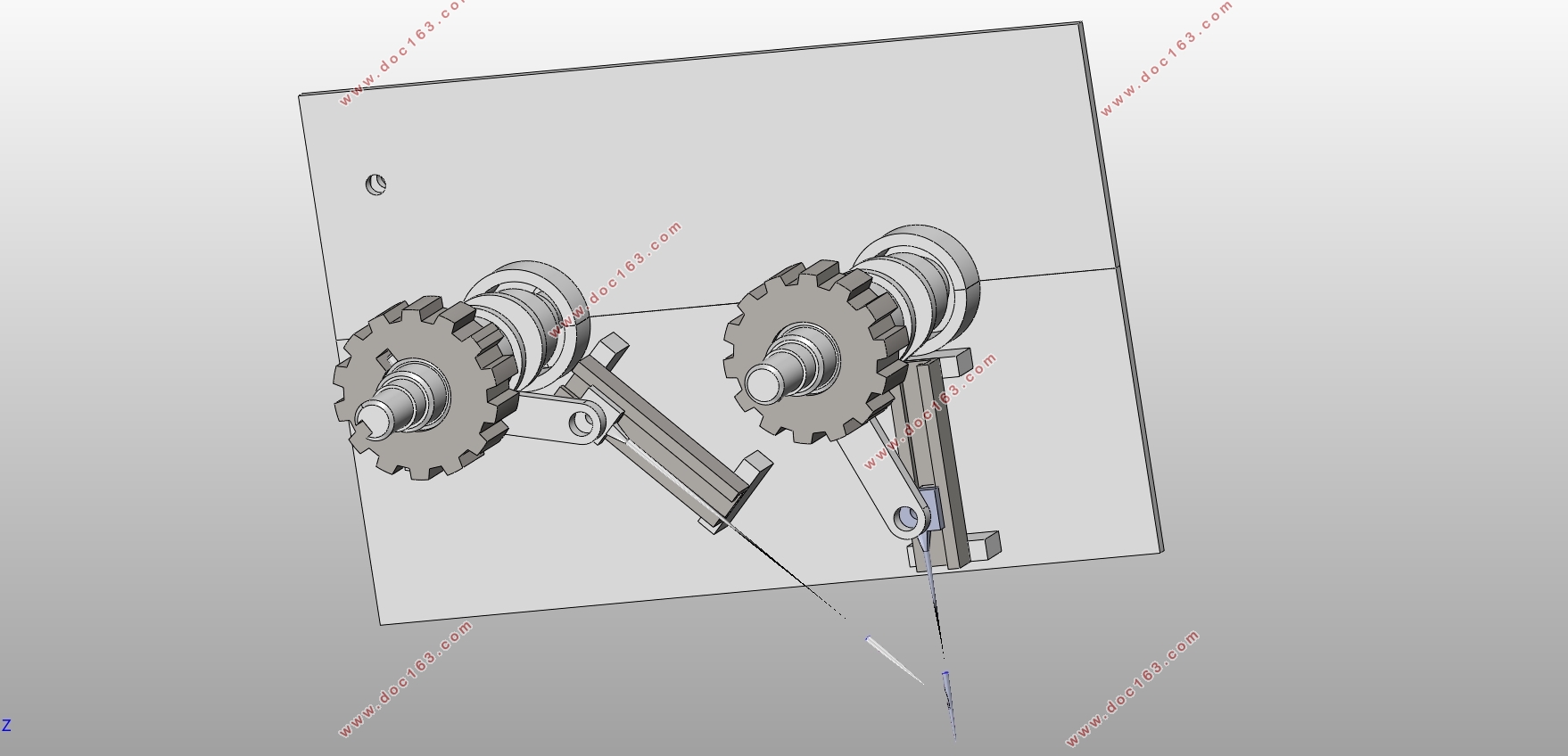 基于机器人的碳纤维三维针织机械手设计(含SolidWorks三维图)
