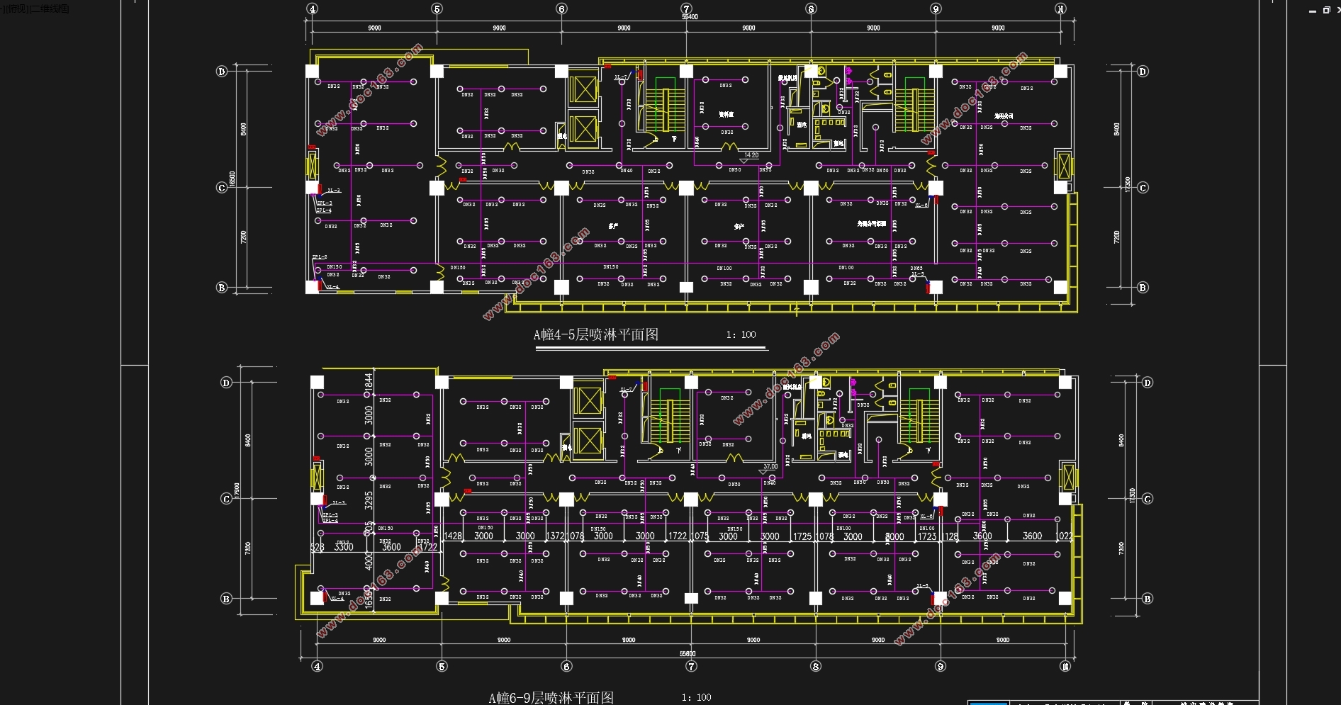 常州绿建办公大楼给排水工程设计(含CAD图)