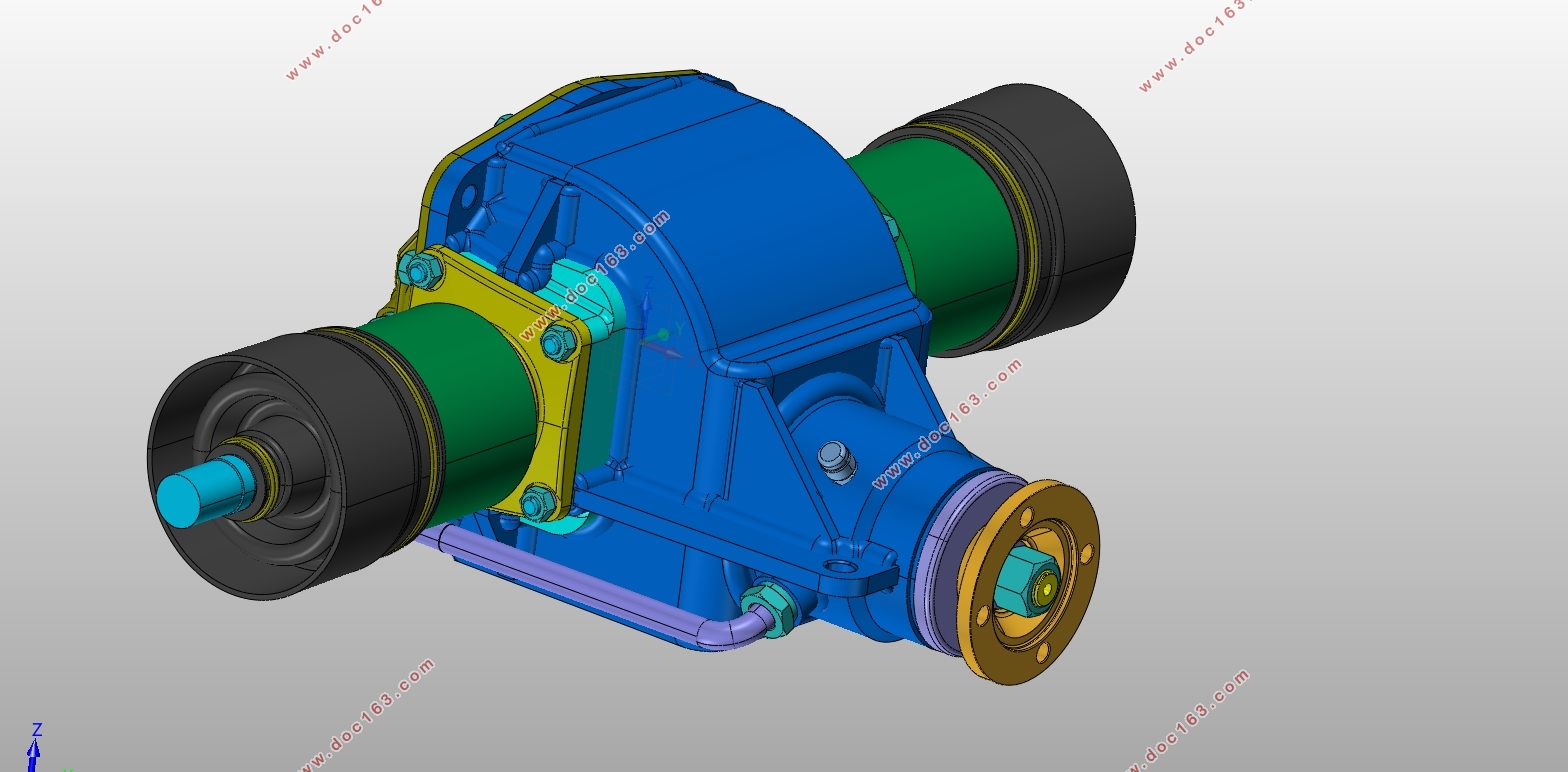 1.6升轿车驱动桥设计Drive axle design for 1.6 liter sedan(英文)(含CAD零件图装配图)