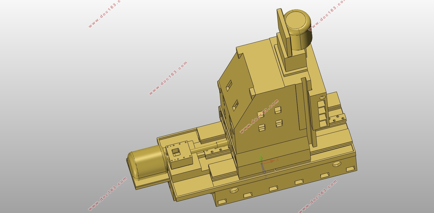 齿轮加工机床模块化设计(磨齿机)(含CAD装配图,SolidWorks三维图)
