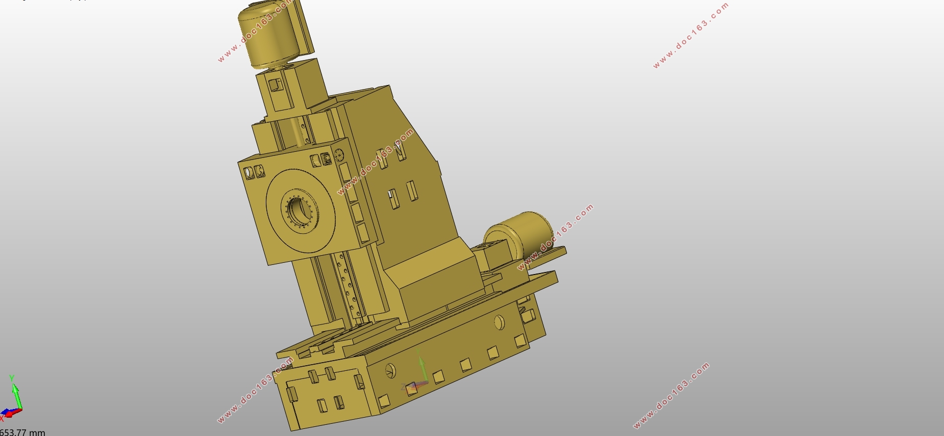 齿轮加工机床模块化设计(磨齿机)(含CAD装配图,SolidWorks三维图)