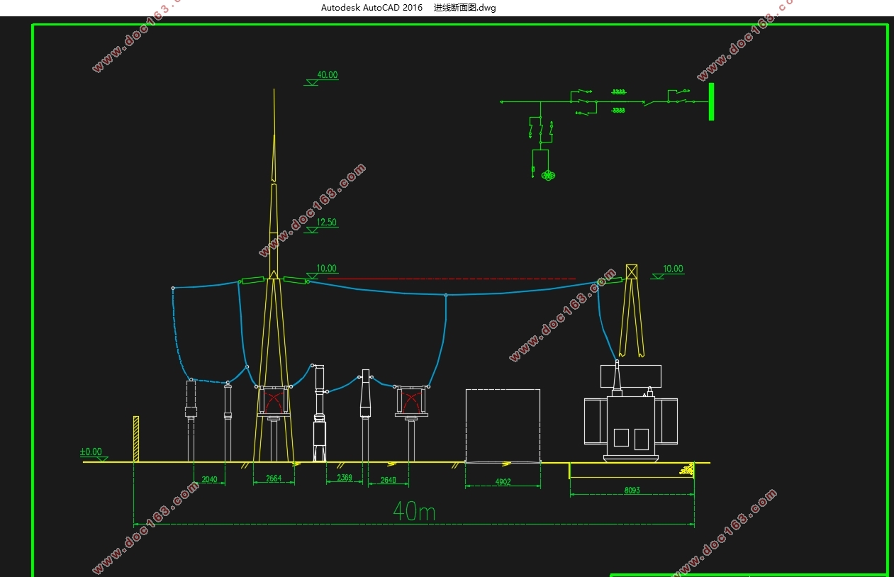 110/35kv(һ̨)һβ(CADͼ)