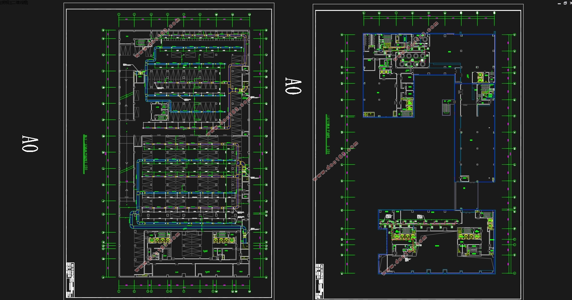 广州市某综合建筑空调与通风工程设计(含CAD图)