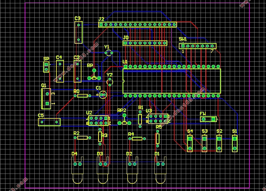 LED路灯节能控制装置设计(附电路原理图,PCB图,仿真程序)