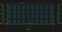 四层3010平米弯寨小学教学楼设计(含建筑图结构图)