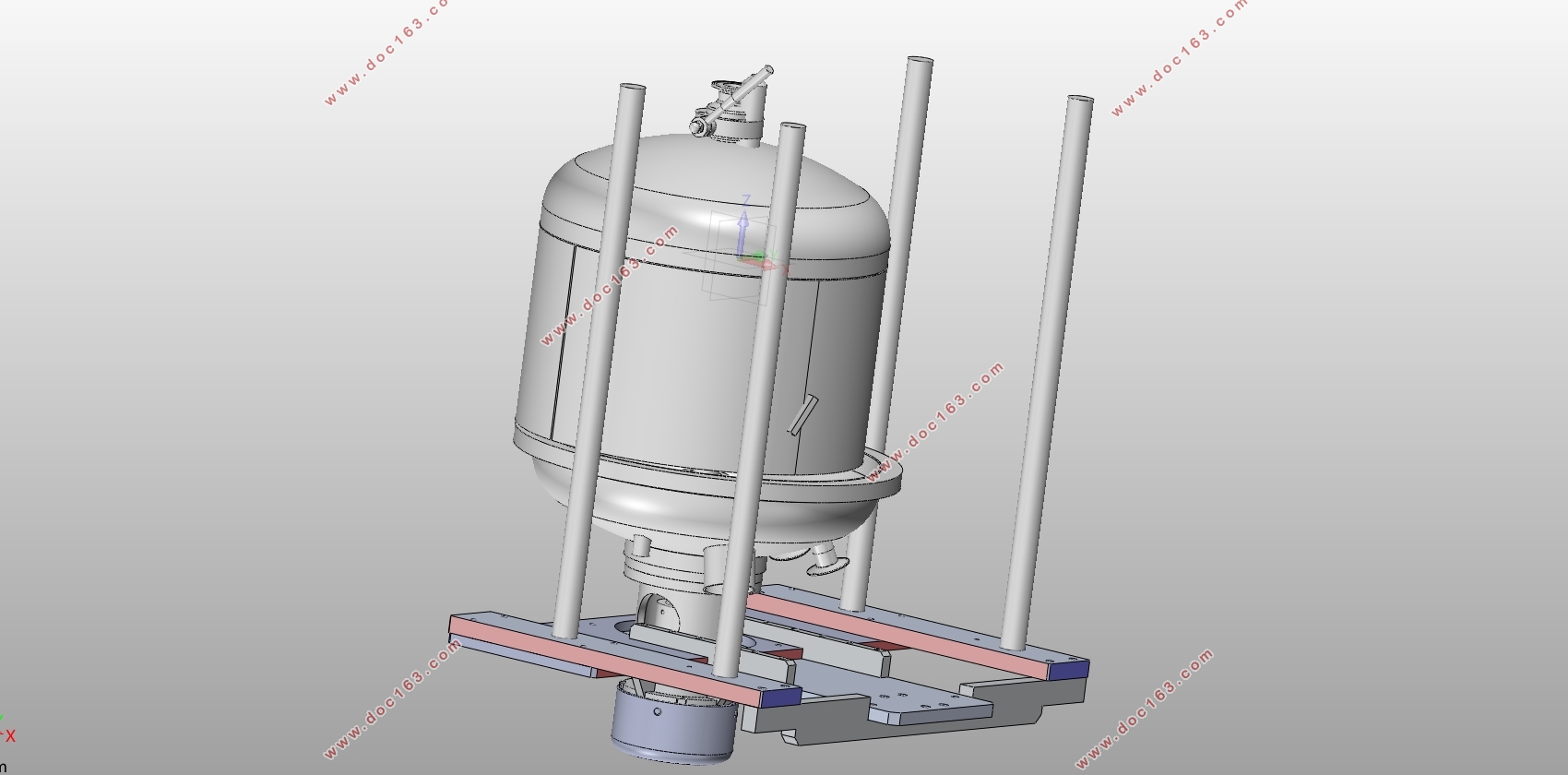 真空搅拌机的设计(含CAD零件图装配图,SolidWorks三维图)