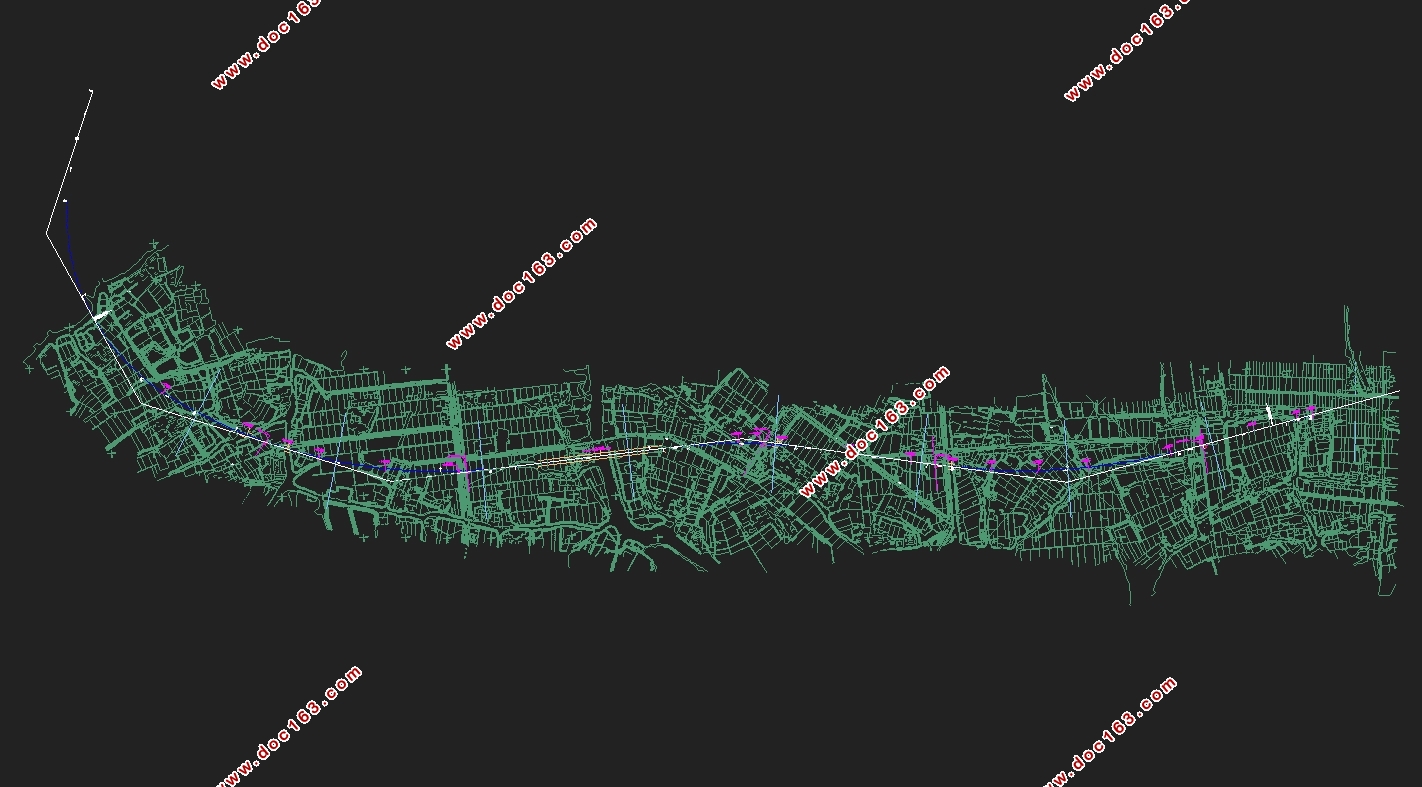 204国道A标段全长5.874km施工图设计(含CAD图)