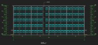 五层5832平米天津某大学钢结构教学楼设计(含建筑图结构图)