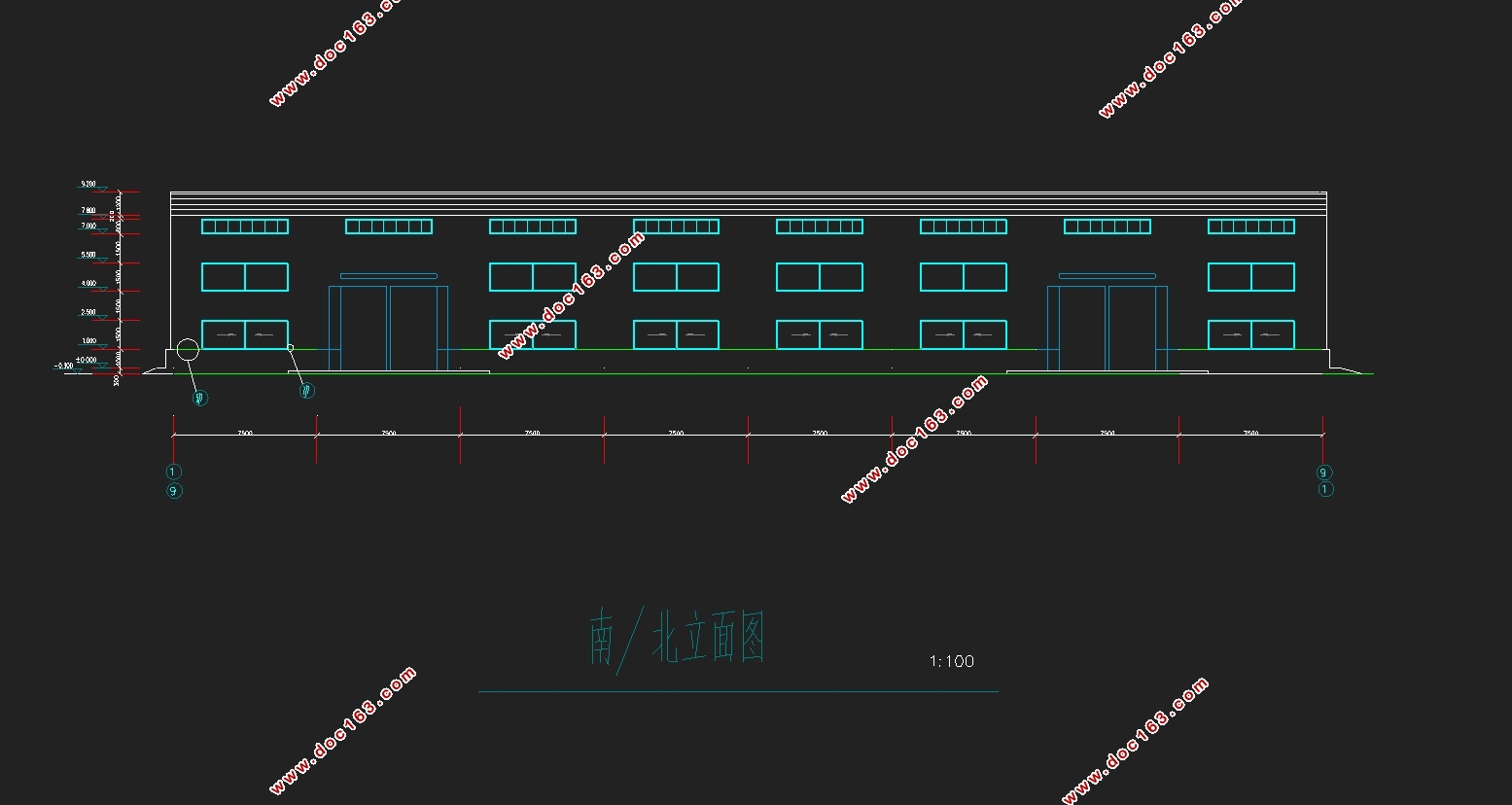 单层2880平米某公司轻型门式刚架结构厂房设计(含建筑图结构图)