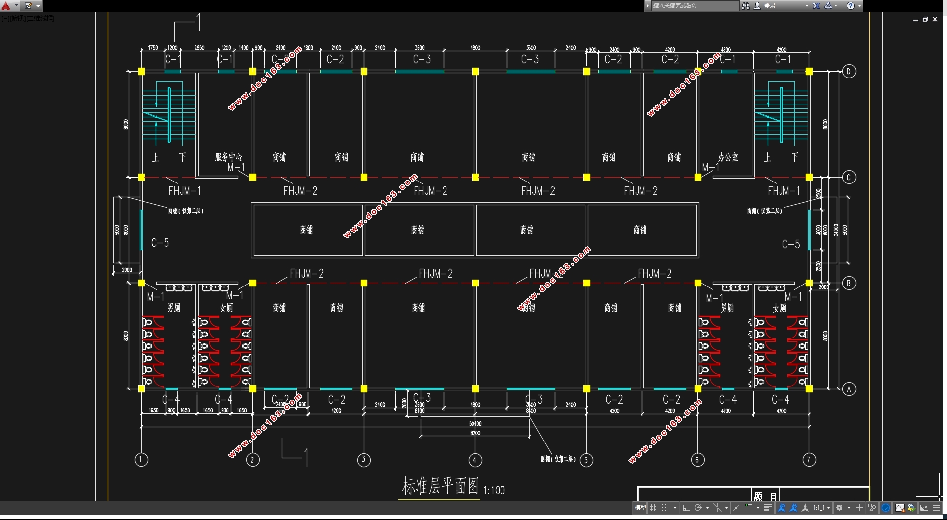 �Ĳ�4800ƽ�׺Ϸ�ĳ�㳡��ҵ¥���(������ͼ�ṹͼ)