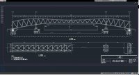 全长175m苏州景观桥设计―钢桁架连续梁桥(含CAD图,迈达斯模型)