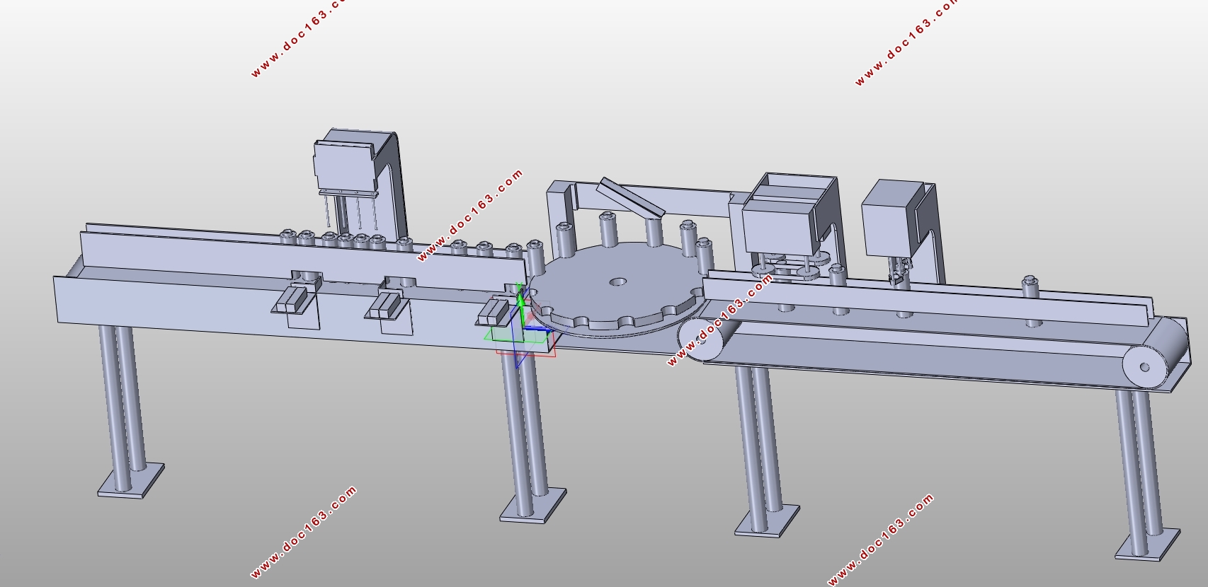 口服液灌装及封盖机构设计(含CAD零件装配图,SolidWorks三维图)