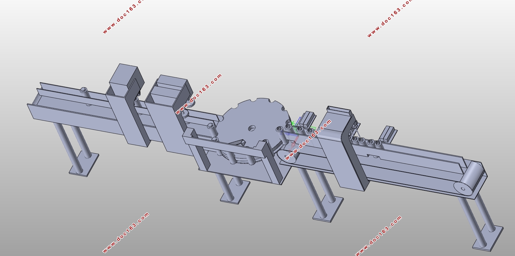 口服液灌装及封盖机构设计(含CAD零件装配图,SolidWorks三维图)