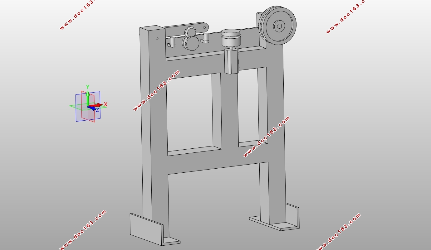 张力机构计米机构设计(含CAD零件图装配图,SolidWorks三维图)