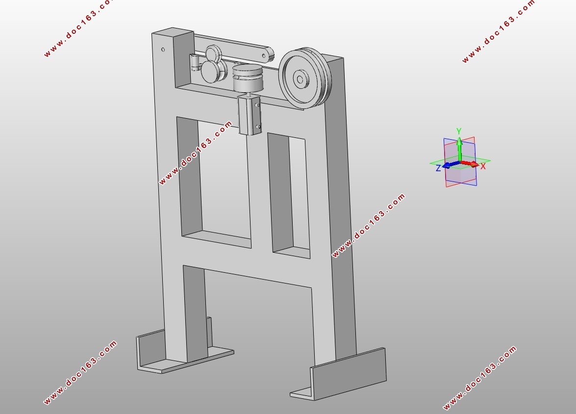 张力机构计米机构设计(含CAD零件图装配图,SolidWorks三维图)
