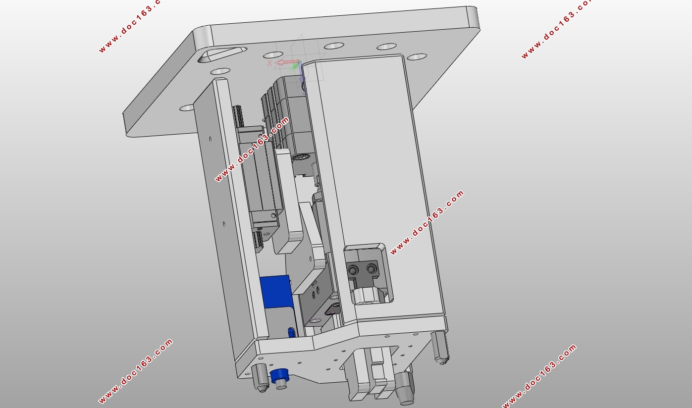 基于汽车卡钳的打磨机器人抓手设计(含CAD图,SolidWorks三维图)