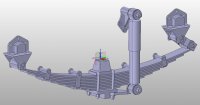 某重型车悬架系统设计(含CAD零件装配图,CATIA三维图)