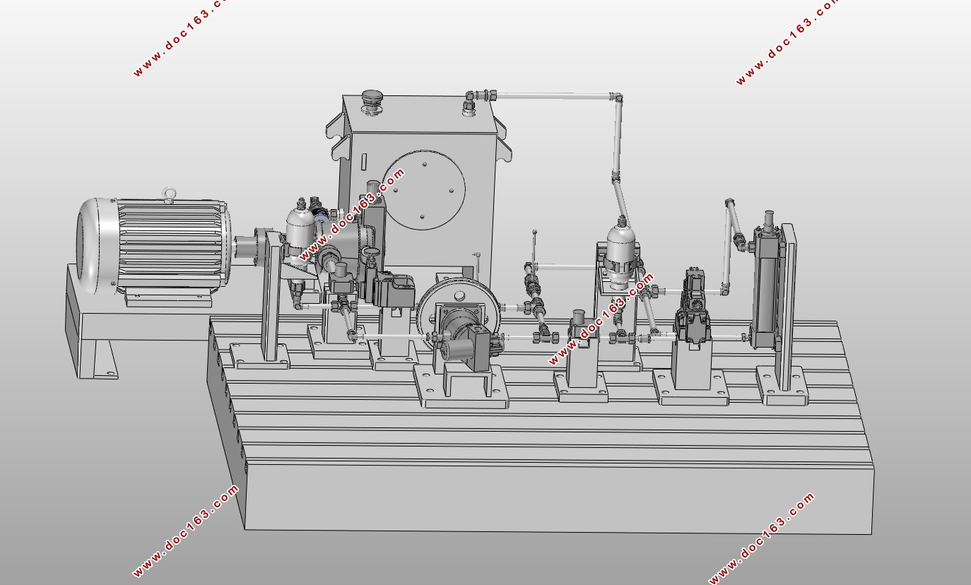 液压变压驱动器设计(含CAD图,SolidWorks三维图)