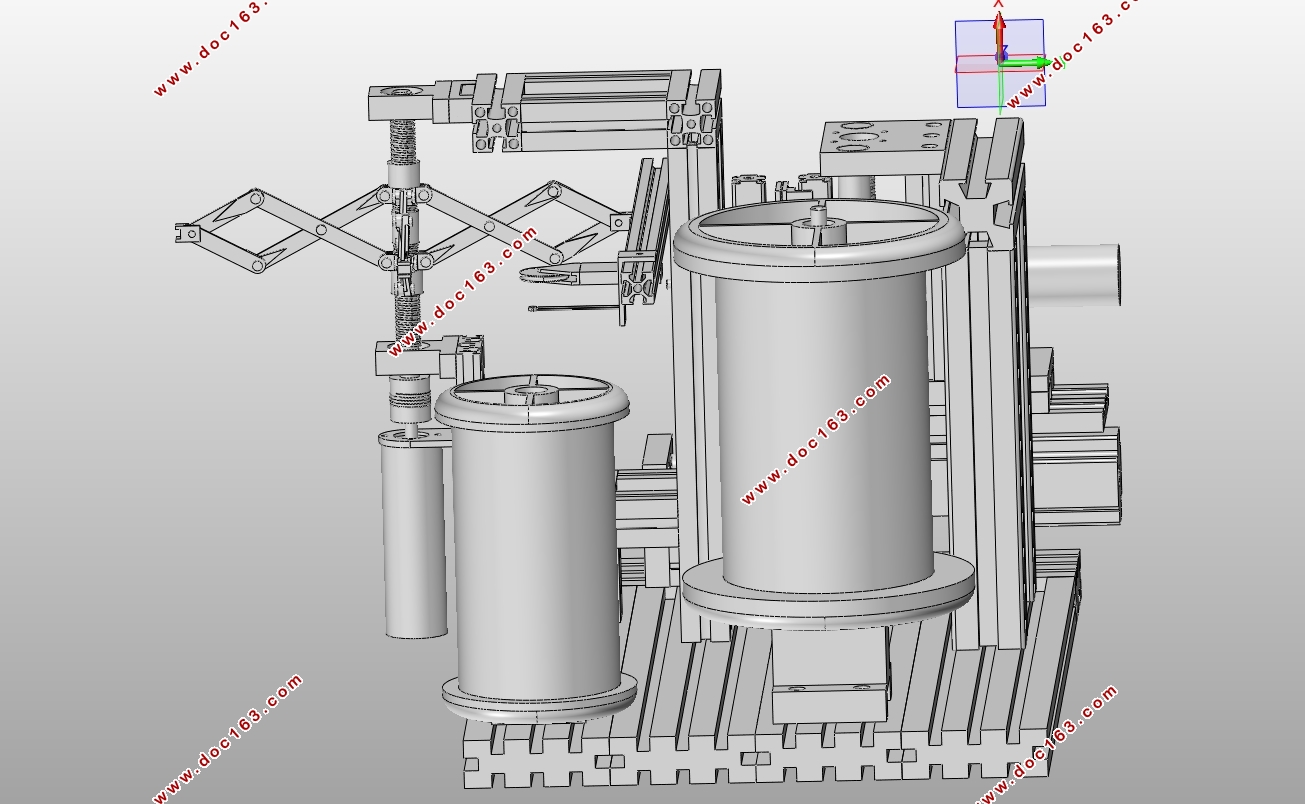涡流绕线绕制装置设计(含CAD装配图,SolidWorks三维图)