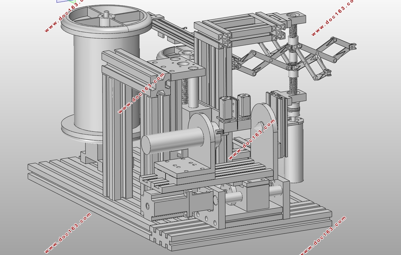 涡流绕线绕制装置设计(含CAD装配图,SolidWorks三维图)