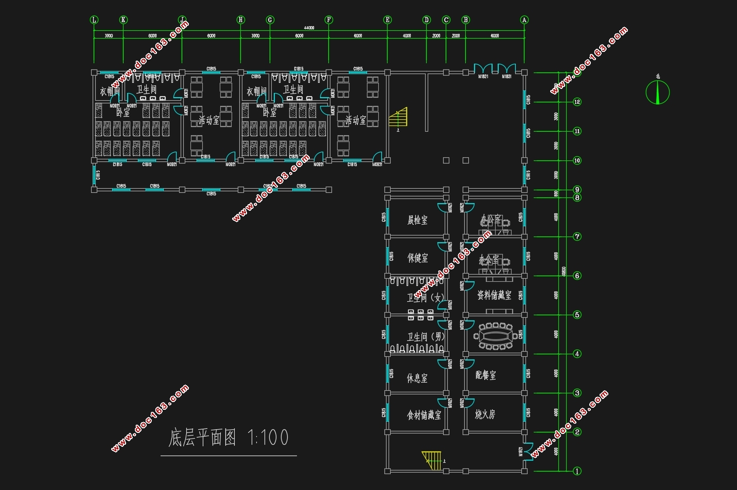 南京市某实验幼儿活动中心施工组织设计(含CAD建筑图)