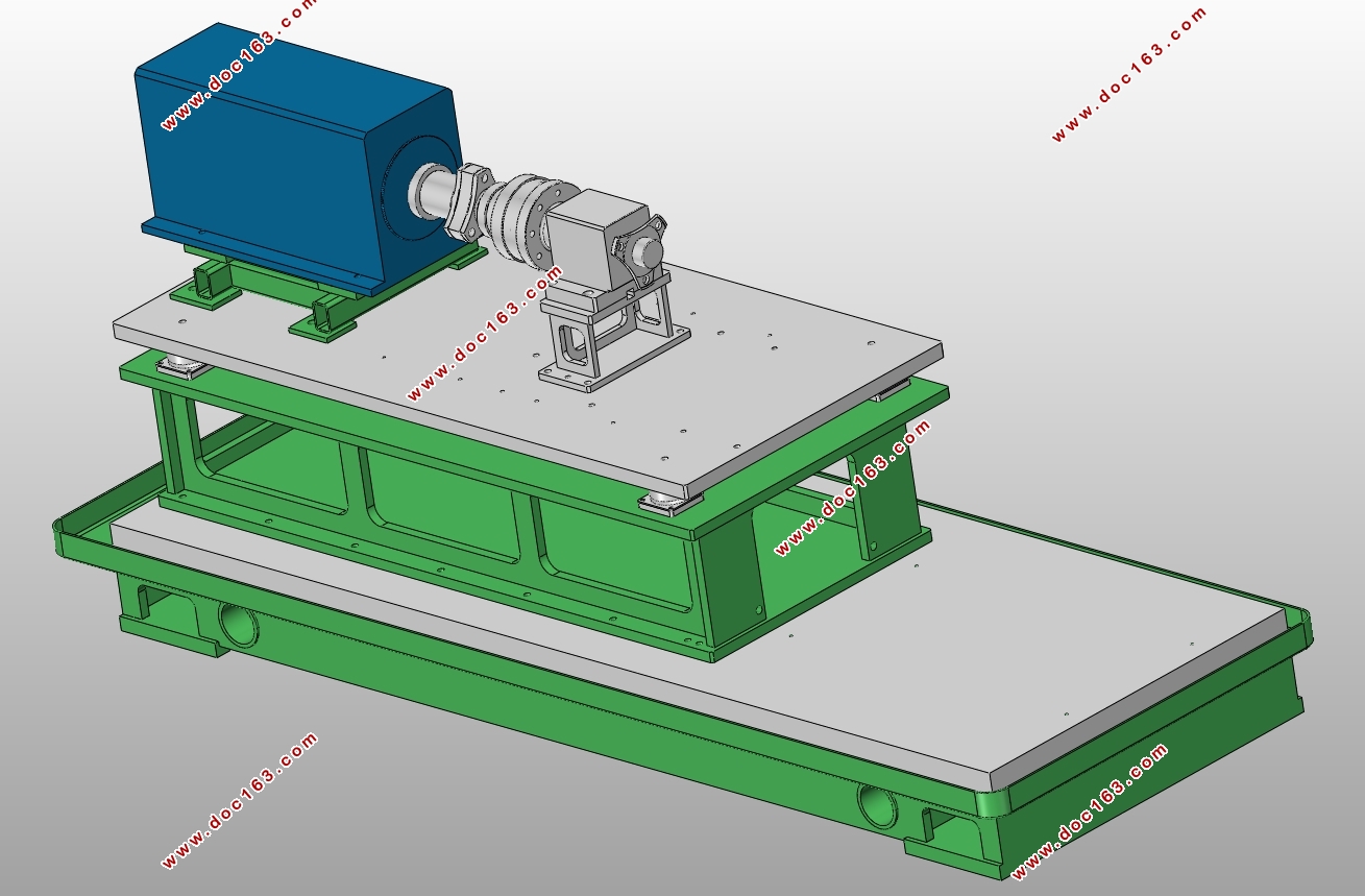 发动机热试台架总体结构及关键零部件设计(含CAD图,SolidWorks三维图)