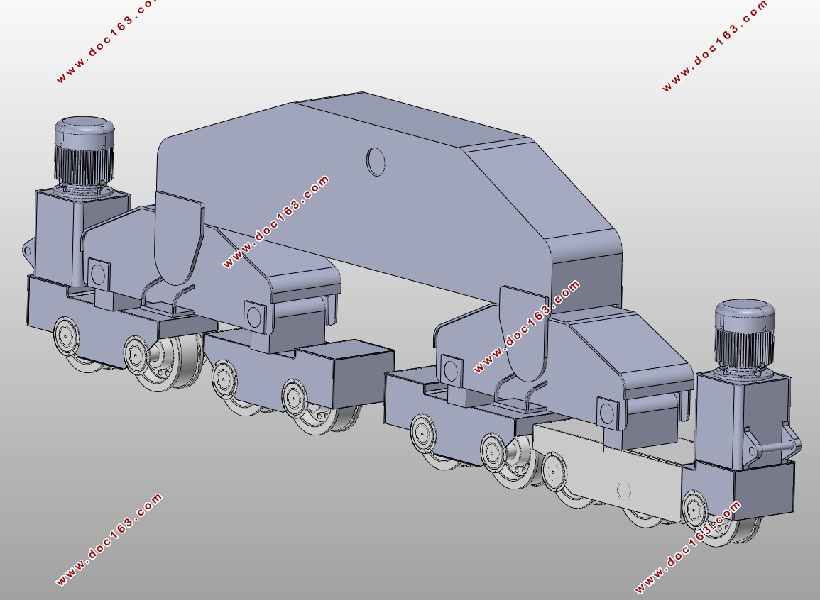 MQ5040单臂架门座起重机运行机构设计(含CAD图,SolidWorks三维图)